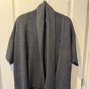 Ann Taylor Factory- Grey- Open Front Cardigan- Size Large